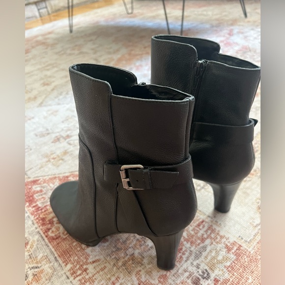 Nine West leather zip up boots - Picture 5 of 8